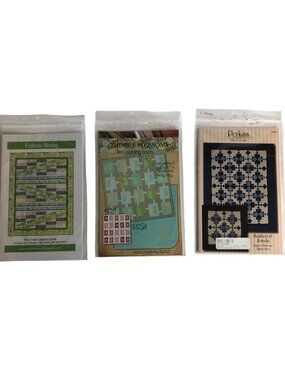 Quilt Patterns Bundle (3) Follow Along Coming Soon Scattered Jewels